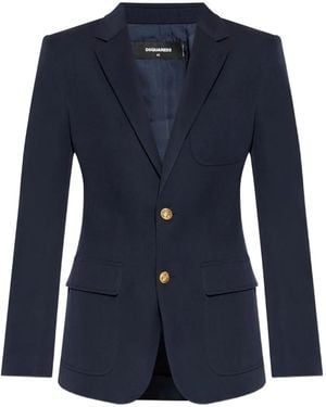 DSquared² Carolyn Single-Breasted Blazer - Blue