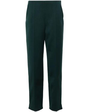 Giorgio Armani Straight-Leg Wool Pants - Green