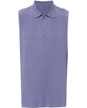 Homme Plissé Issey Miyake Mc July ポロシャツ - パープル