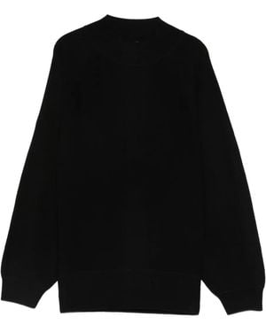 Luisa Cerano Ribbed Knitted Jumper - Black