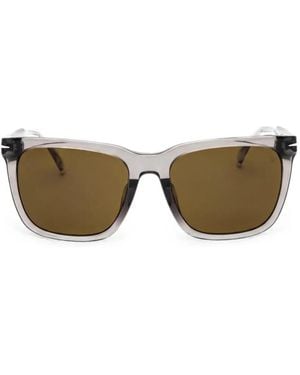 David Beckham Square-Frame Sunglasses - Gray