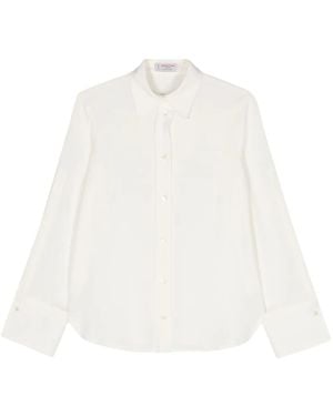 Alberto Biani Long-Sleeve Shirt - White