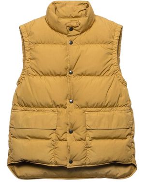 Prada Down Cotton Gilet - Brown