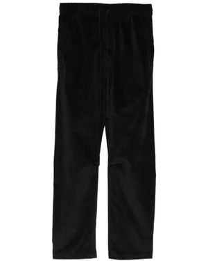 Thom Krom Corduroy Drawstring Track Pants - Black