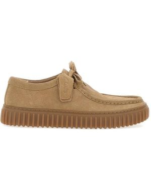 Clarks Torhill Lo Derby-Schuhe Aus Wildleder - Braun