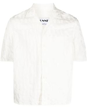 Sunnei Monogram Short-Sleeve Shirt - White