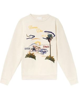 Isabel Marant Mikoy Embroidered Sweatshirt - White