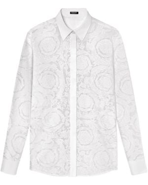 Versace バロッコ シャツ - ホワイト