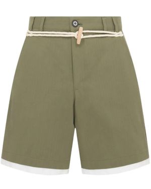 Geordie Campbell Short Tarp À Bords Contrastants - Green