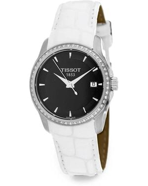 Tissot Couturier Diamond 32Mm Watch - White