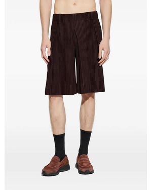 Homme Plissé Issey Miyake Pleated Shorts - Black