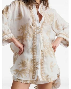 PHO® Firenze Printed Shirt - Natural