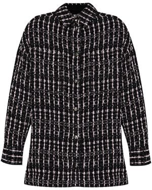 IRO Check Pattern Jacket - Black
