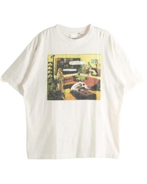 SAINT Mxxxxxx Graphic-Print T-Shirt - White
