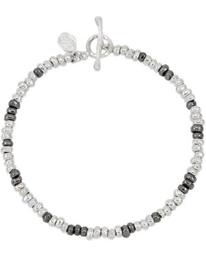 Dower & Hall Tone Beaded Bracelet - White