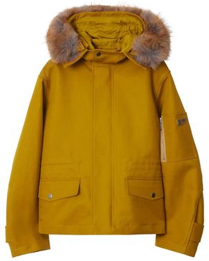 Burberry フーデッド ジャケット - イエロー