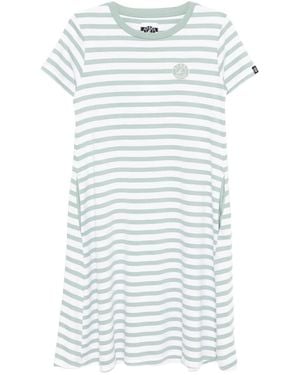 SPORT b. by agnès b. Logo Striped Dress - Blue