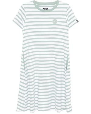 SPORT b. by agnès b. Kleid Mit Logo-Streifen - Blau