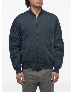 Corneliani Zip-Up Bomber Jacket - Blue