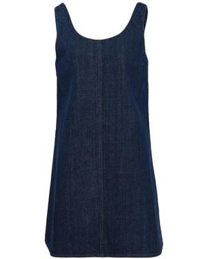 Ami Paris Strapped Short Dress - Blue