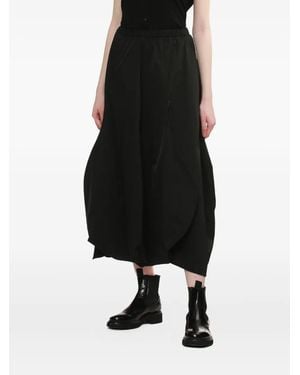 Enfold Pleated-panel Skirt - Black