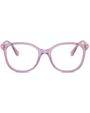 Swarovski Round-Frame Glasses - Pink