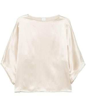 Eleventy Silk Blouse - White