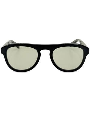 Yellows Plus Parker Browline Sunglasses - Black