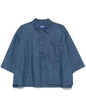 Scotch & Soda Polo En Jean - Bleu