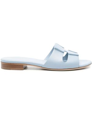 Rodo Sandali Slides - Bianco