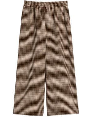 Weekend by Maxmara Hose mit Hahnentrittmuster - Natur