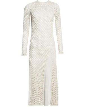 DIOTIMA Anansi Mesh-Panelled Dress - White