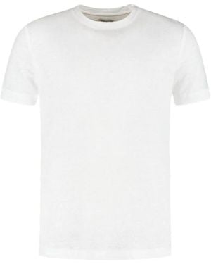 Aurélien City Linen T-Shirt - White