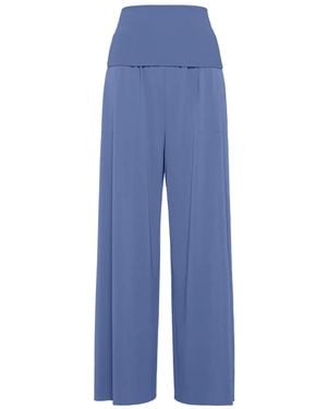 Eres Dao Wide-Leg Trousers - Blue