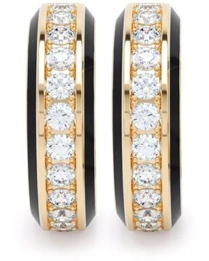 LOEV 14K Eternity Diamond Earrings - White