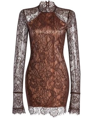retroféte Gilana Mini Dress - Brown