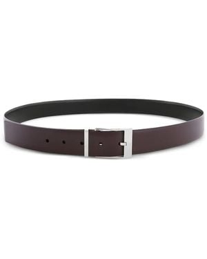 Ferragamo Leather Belt - White