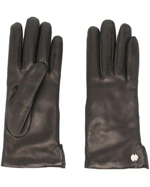 Coccinelle Lambskin Wool-Lined Gloves - Black