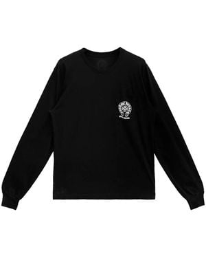 Chrome Hearts T-Shirt New York À Manches Longues - Noir