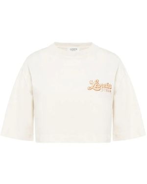 Laneus Boxy Fit T-Shirt - White