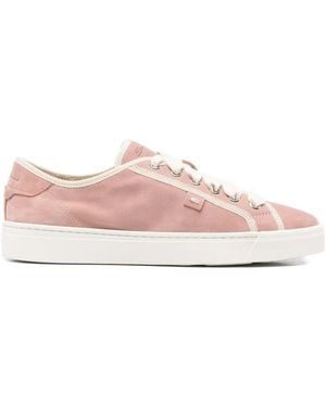 Santoni Suede Sneakers - Pink