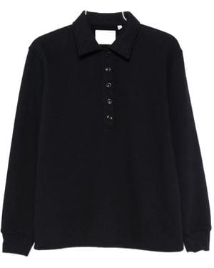 Citizens of Humanity Button-Placket Polo Shirt - Black