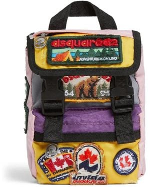 DSquared² X Invicta Patch-Detail Backpack - Black