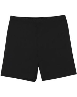 CALLIPYGIAN Elasticated Biker Shorts - Black