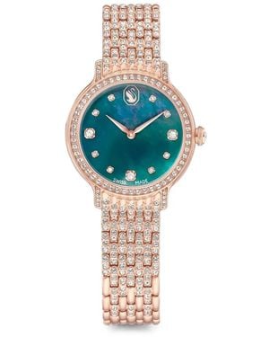 Swarovski Crystal-Embellished 31Mm Watch - Blue