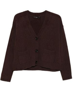 Weekend by Maxmara ポケット カーディガン - ブラウン