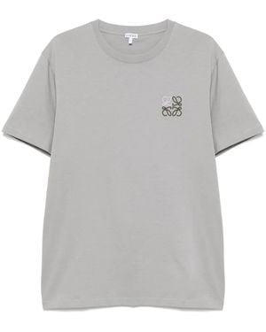 Loewe T-Shirt En Coton - Gris