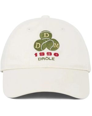Drole de Monsieur Casquette À Logo Brodé - White