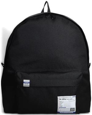 Maison Mihara Yasuhiro Logo-Patch Backpack - Black