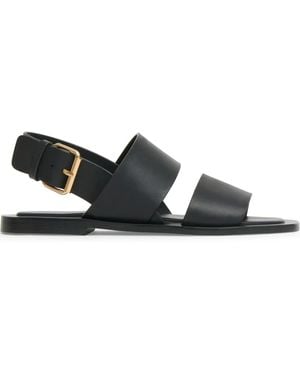 Mansur Gavriel Double-Strap Sandals - Black